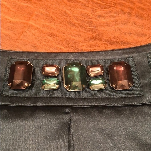 𝅺twentyone Precious Shiny Pleated Gem Skirt Size XS - Picture 2 of 7